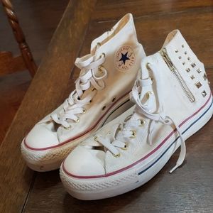 Converse | Shoes | Off White Hitoo Converse Platform Botton | Poshmark